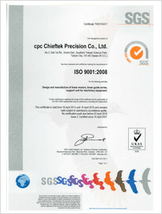 SGS certification document